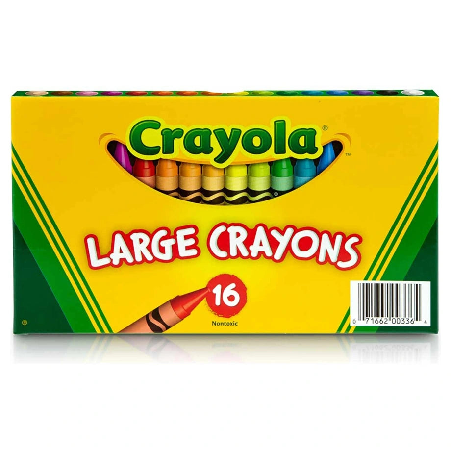 Crayola 16 Ct. Large Crayons (Lift Lid Box)