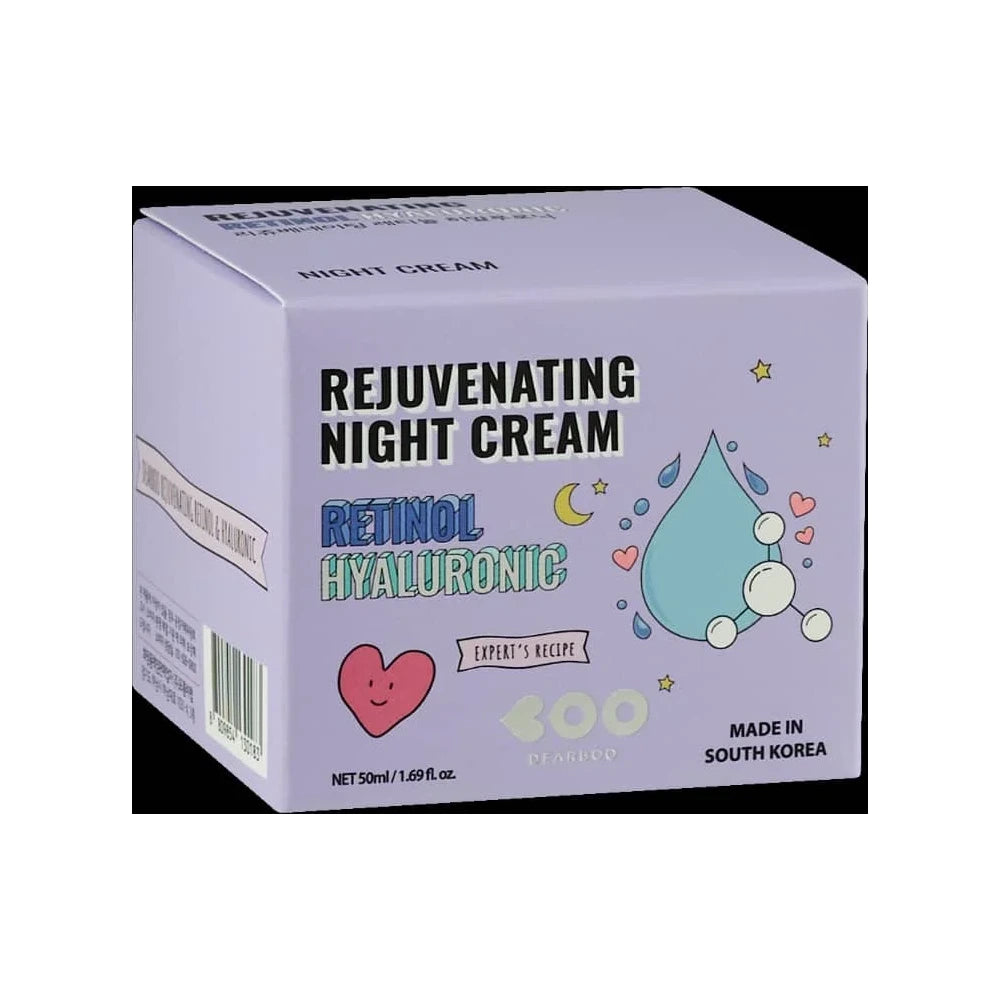 Dearboo Rejuvenating Retinol & Hyaluronic Night Cream (50 ml)