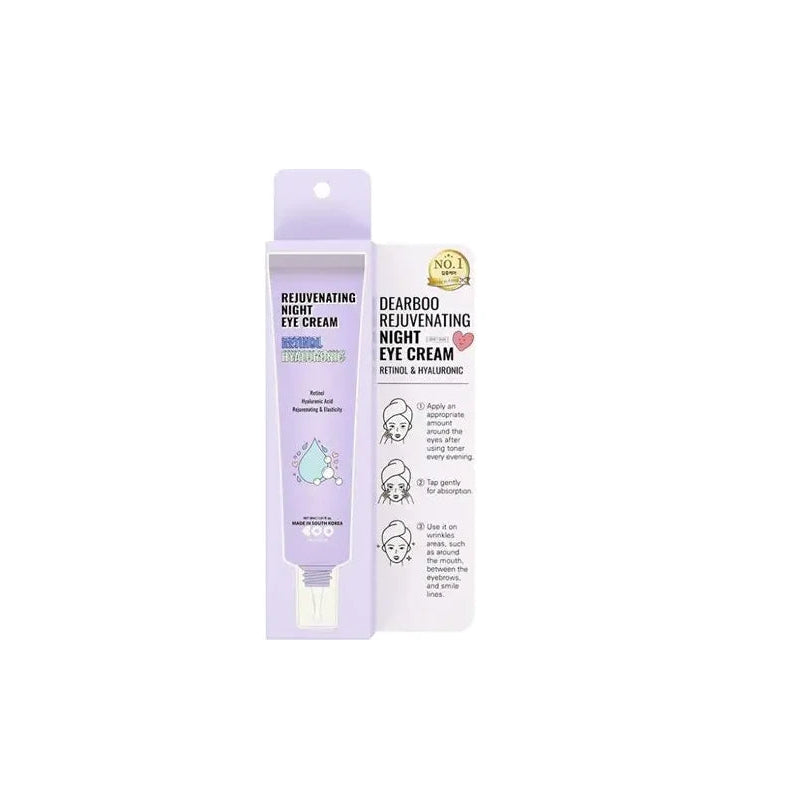 Dearboo Rejuvenating Retinol & Hyaluronic Night Eye Cream (30 ml)