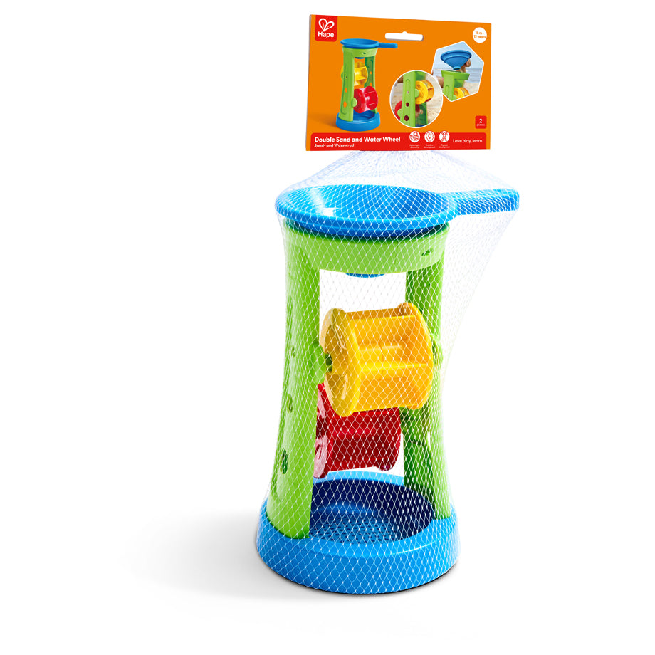 Hape Double Sand & Water Wheel Beach Toy
