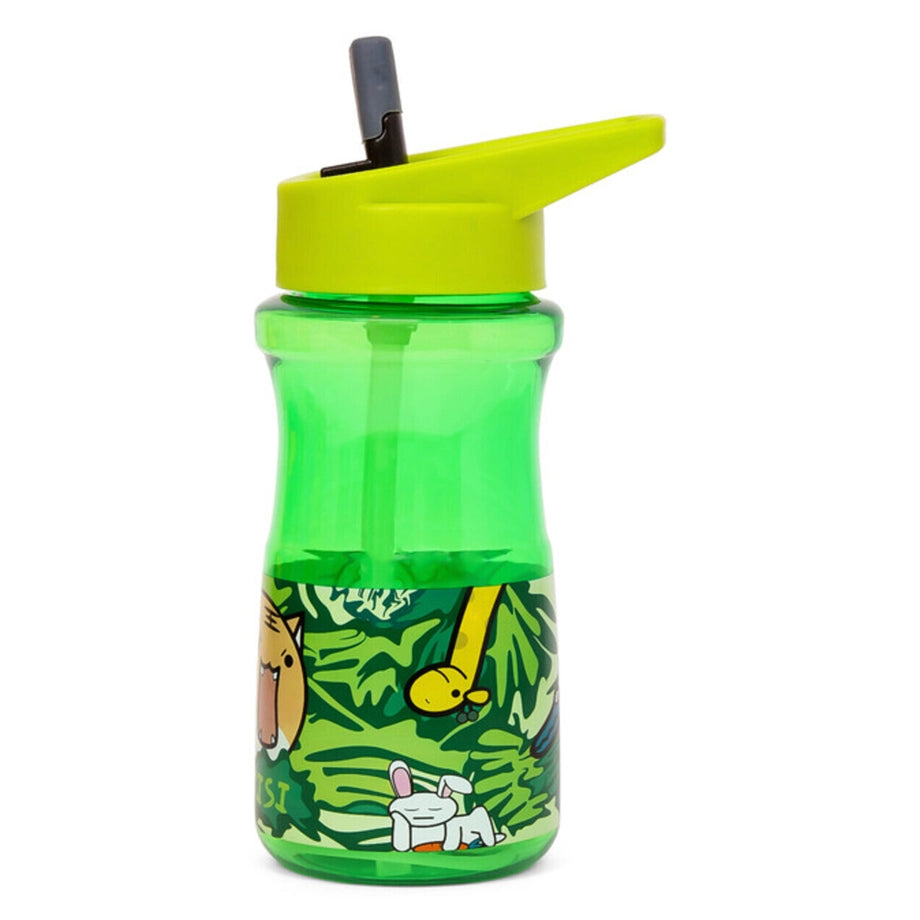 Eazy Kids Water Bottle 500ml wt Straw (Green)