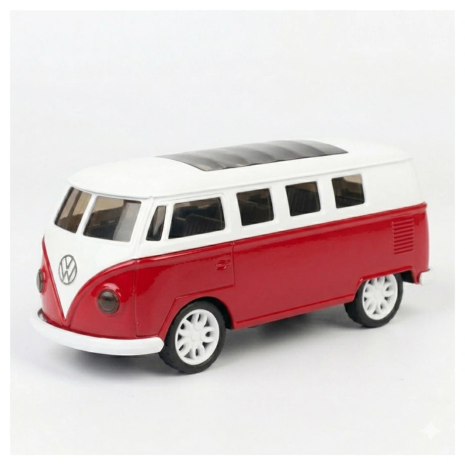 Galaxy HST Diecast 1:32 Volkswagen Samba Van Pull Back Die-Cast Car