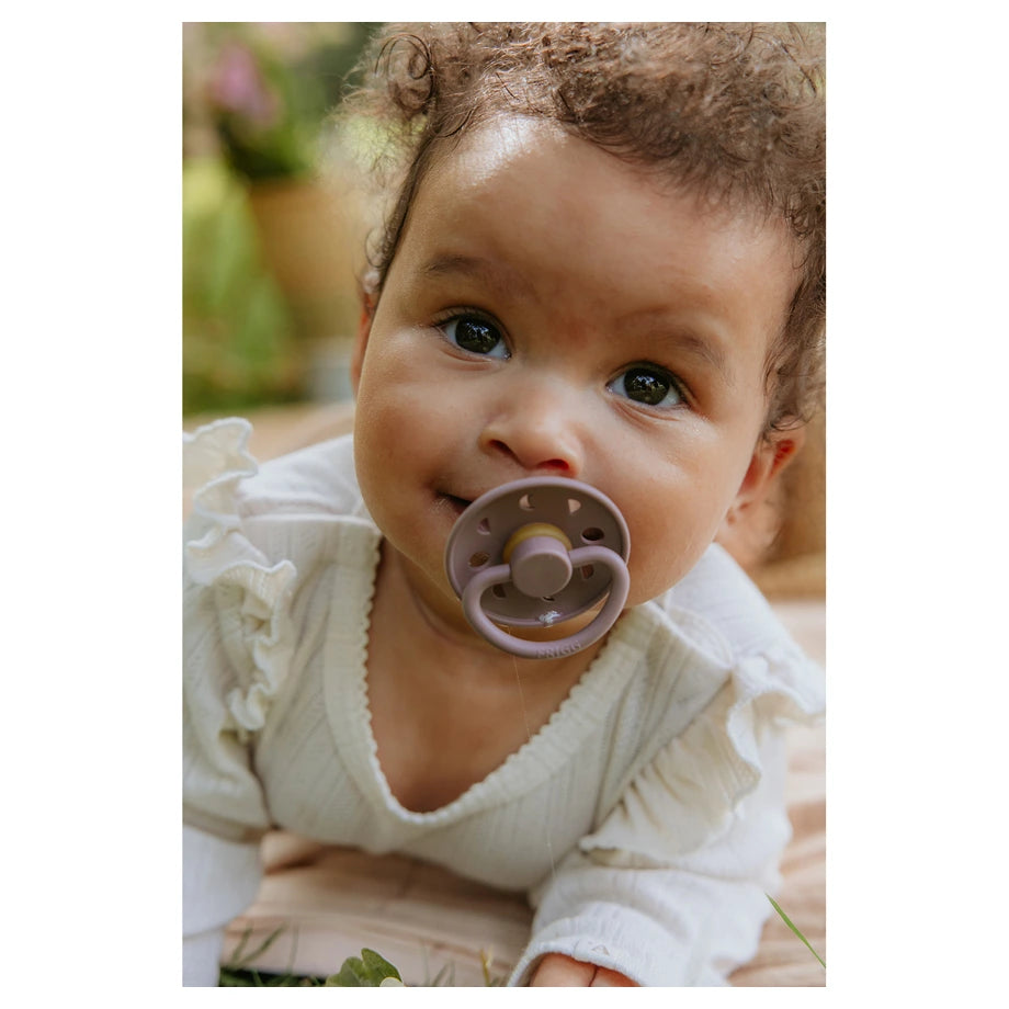 FRIGG Rope Latex Baby Pacifier (Powder Blue)