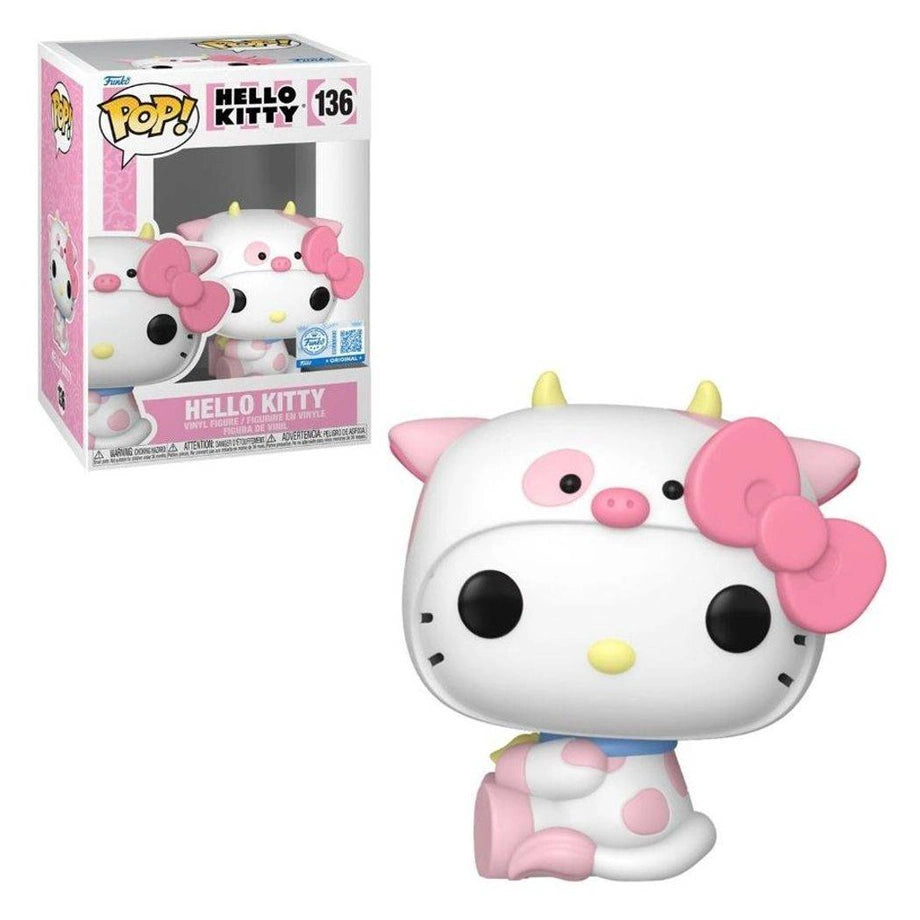 Funko POP! Sanrio Hello Kitty and Friends Hello Kitty (Cow Cosplay) Vinyl Figure (7.4 cm)