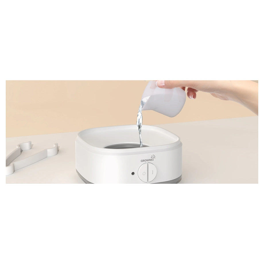 GROWNSY Baby Bottle Steam Sterilizer Electric Sanitizer with Timer