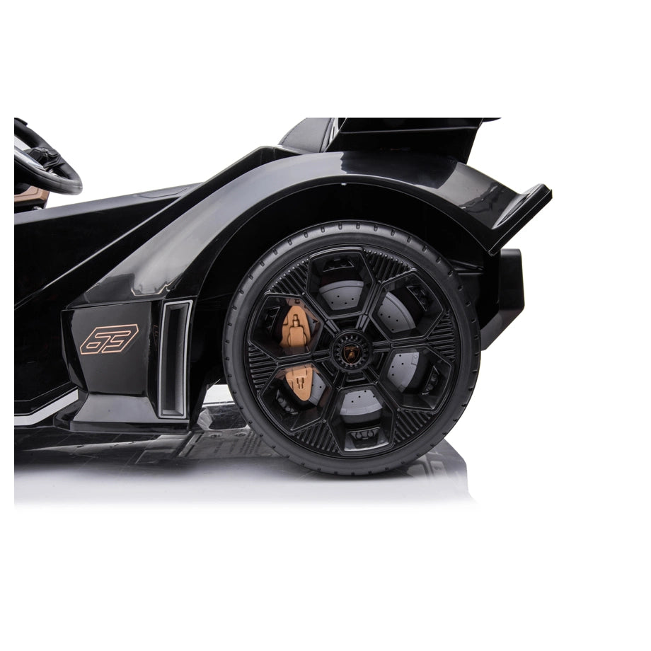 Lamborghini Vision Gran Turismo 12V Electric Ride-On Car (Black)