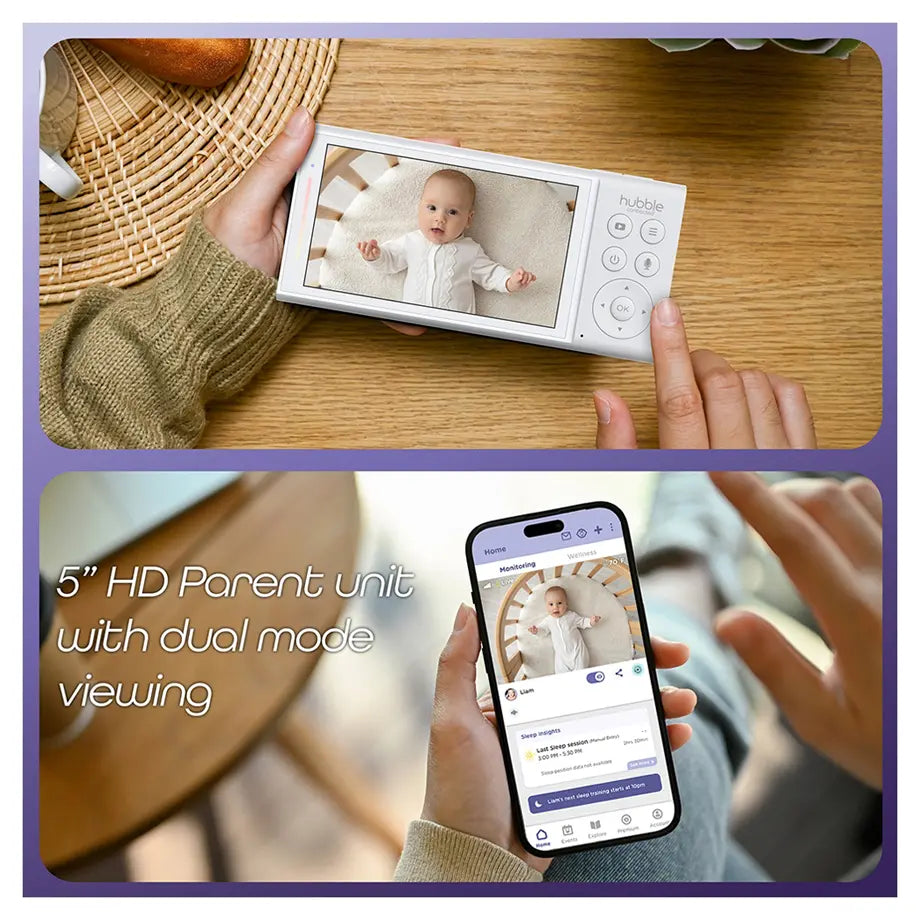 Hubble Connected GoBaby AI Pro Smart Baby Monitor
