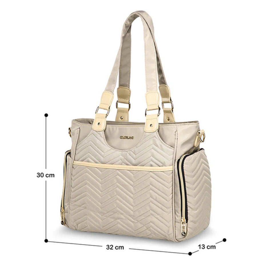 Little Story Matilda Diaper Bag (Ivory)
