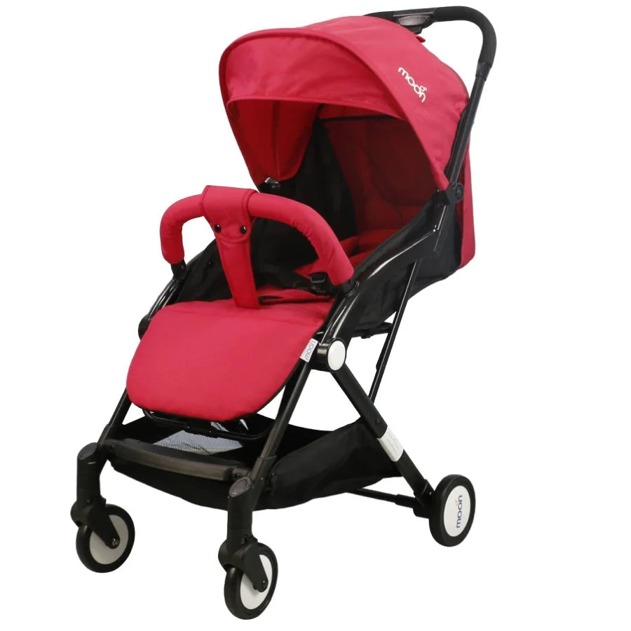 Fire Red Moon Travel Lite Cabin Stroller Best price at Halamama Halamama