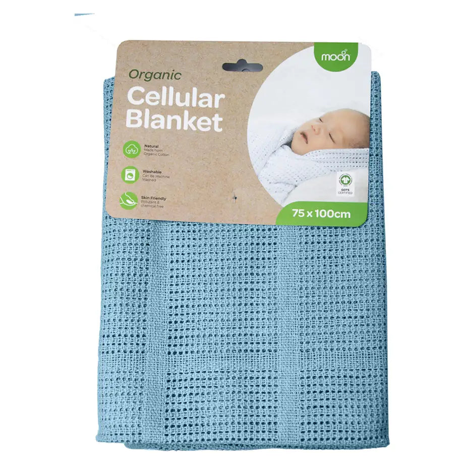 Moon Organic Cellular Blanket