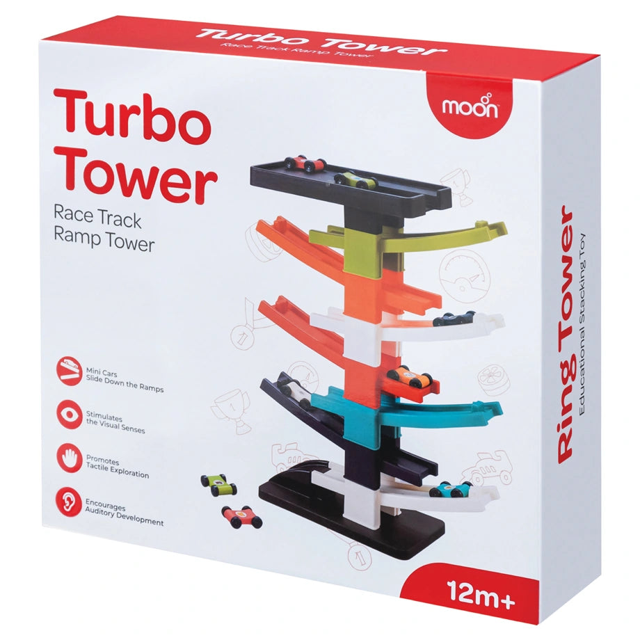 Moon Turbo Tower Car Ramp Racer Playset