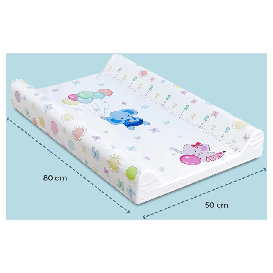 Moon Changing Mat Baby Elephants With Balloons