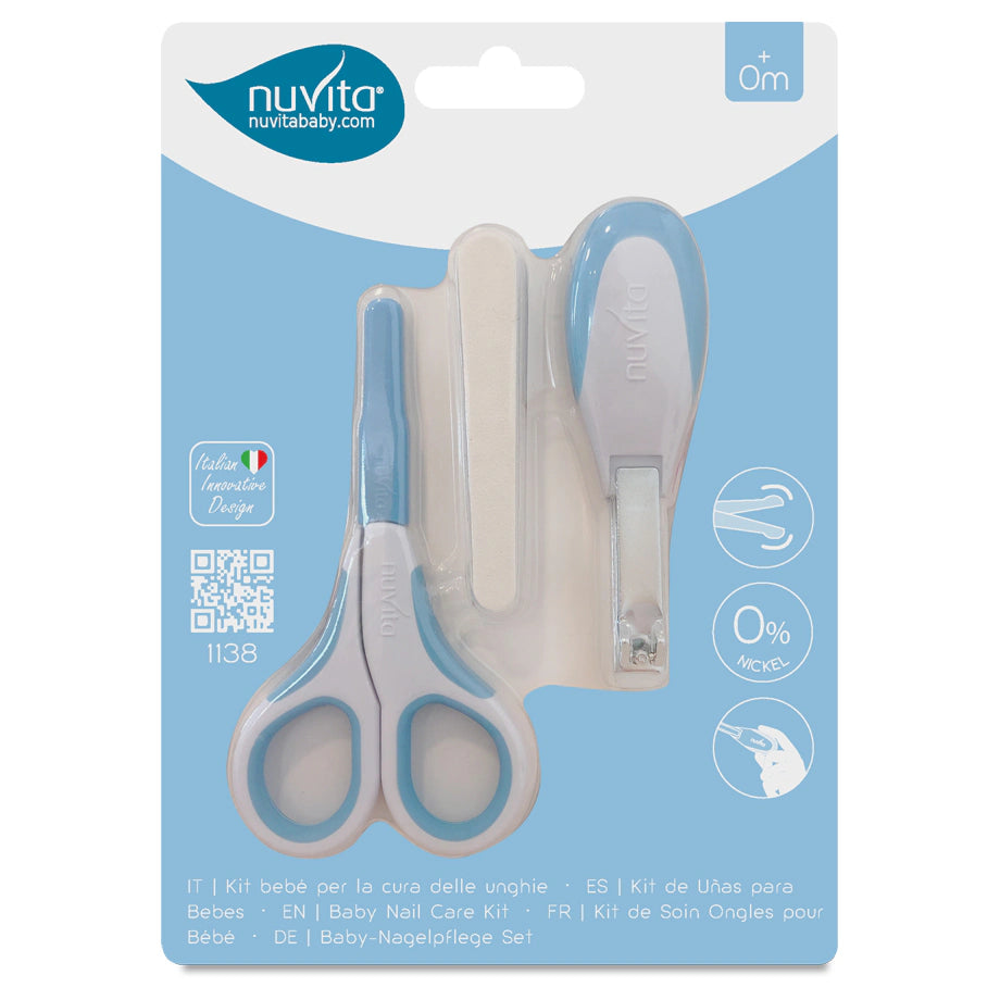 Nuvita Baby Nail Care Kit Cool (Blue)