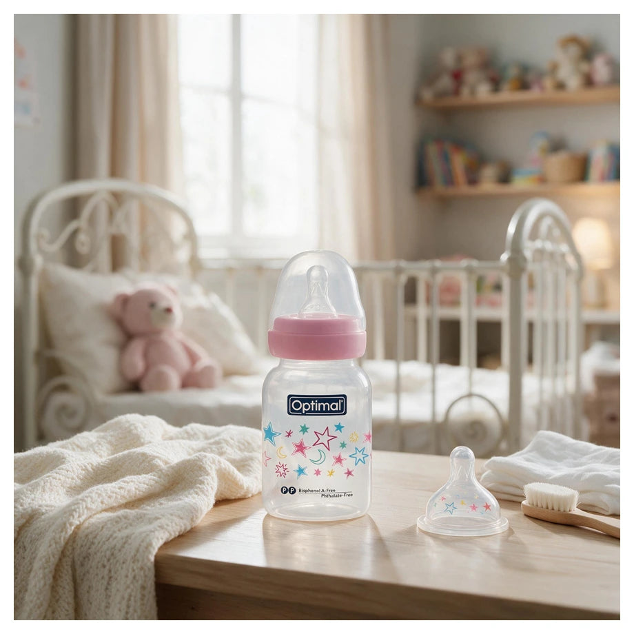 Optimal P.P. Slim Waist Feeding Bottle (140ml)