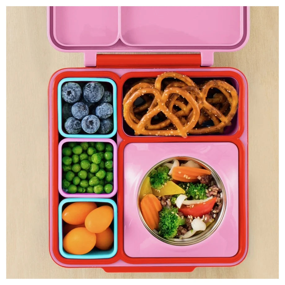 OmieLife OmieDip Dip Containers, Set of 2 (Pink & Teal)