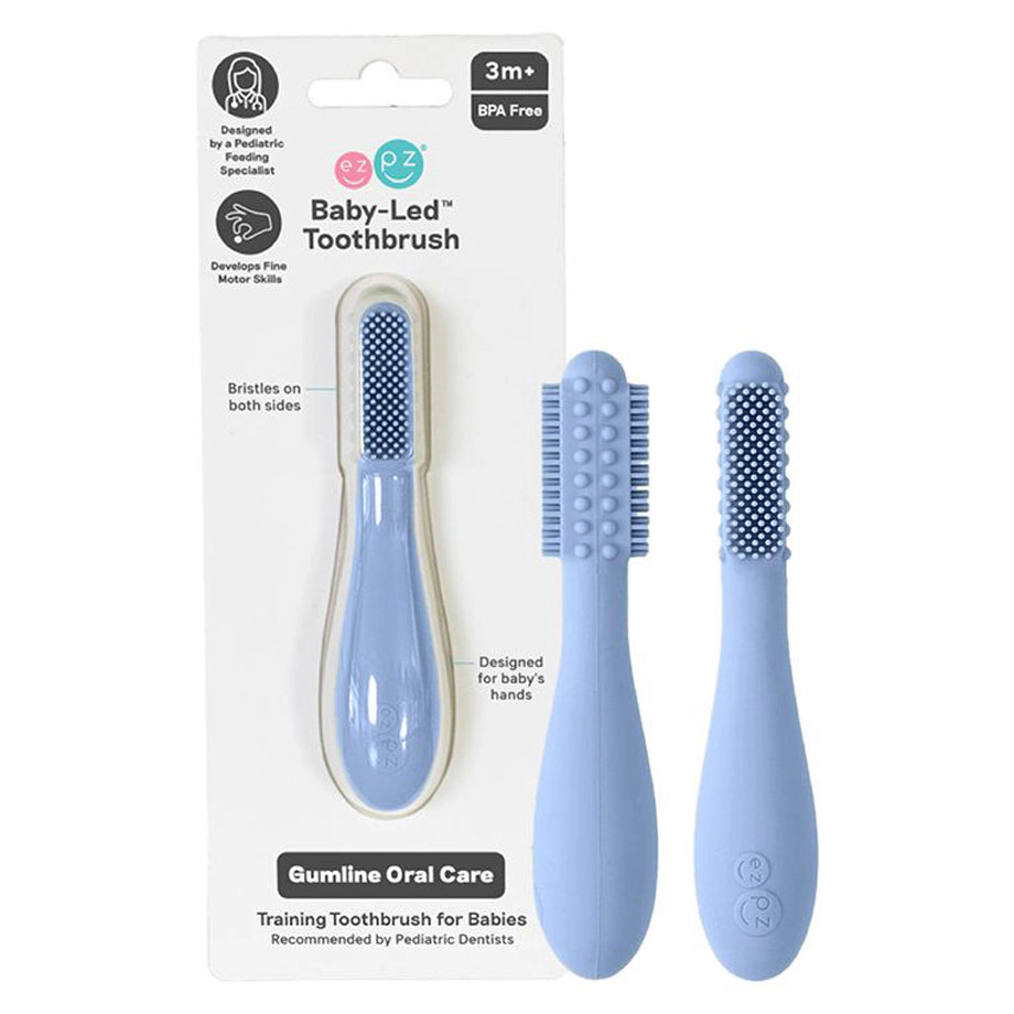 ezpz Baby-Led Toothbrush (Indigo)