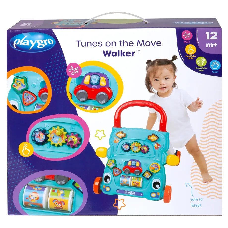 Playgro Magical Activity Walker Sturdy Push Walker & Panel