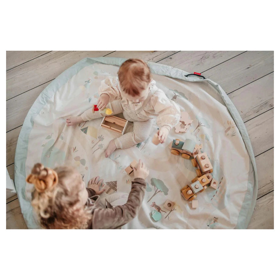 Play&Go 2 In 1 Playmat & Toy Storage Bag Jungle