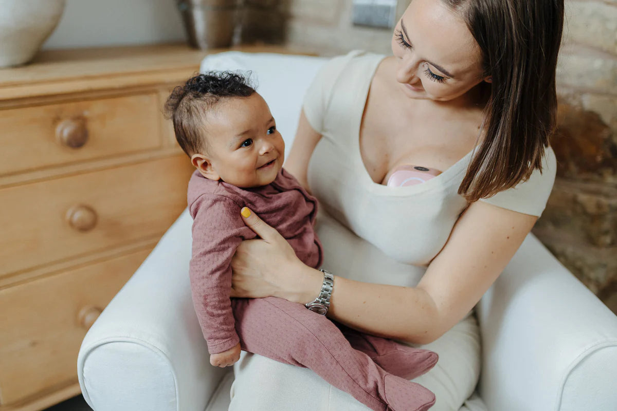 LED Hands-Free Breast Pump - Ash Rose