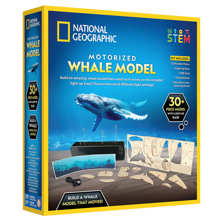 National Geographic Motorized Whale Model Halamama