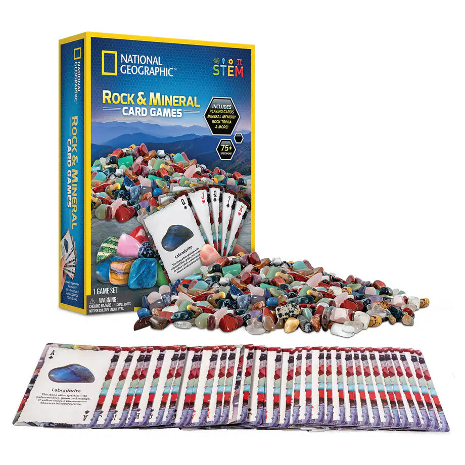 National Geographic Rock & Mineral Card Games