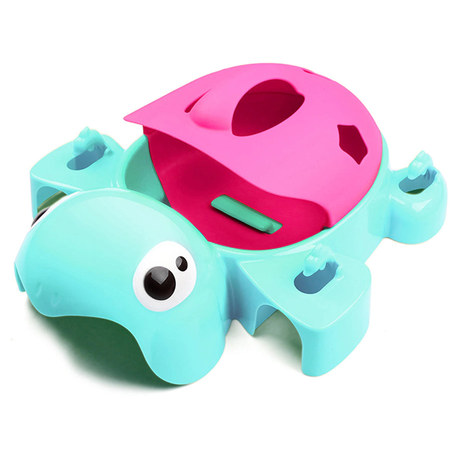 Spuddies Sea Turtle Bath Toy Organizer (Turquoise)