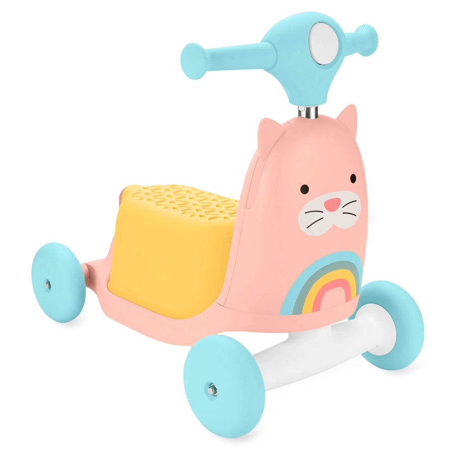 Skip Hop Zoo 3-in-1 Ride On Cat (Multi Color)