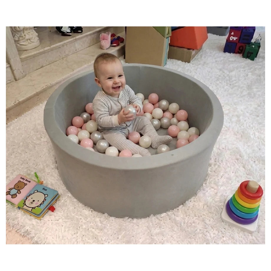Soft Play Ball Pool Milk Fiber + PU Foam (25D)