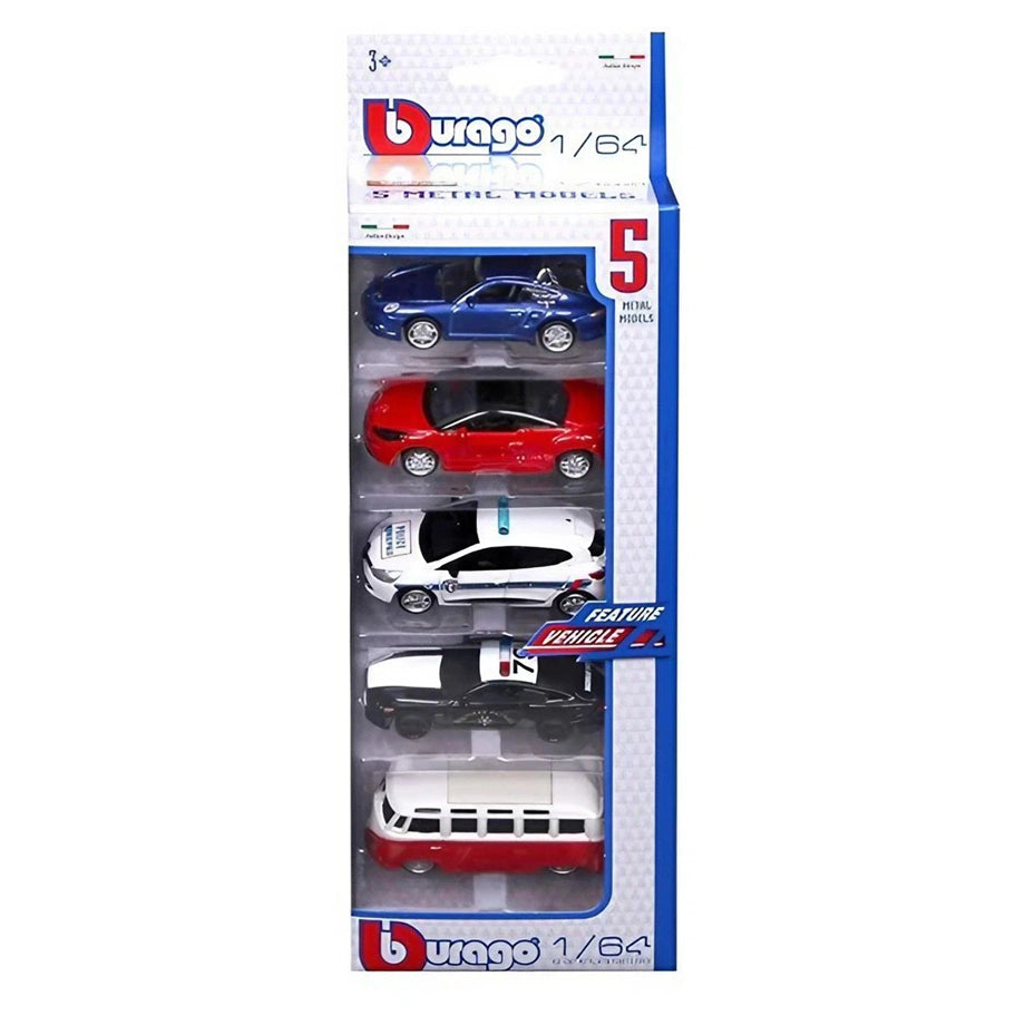 Bburago Die-Cast Metal Car Set 1:64 (Assorted)
