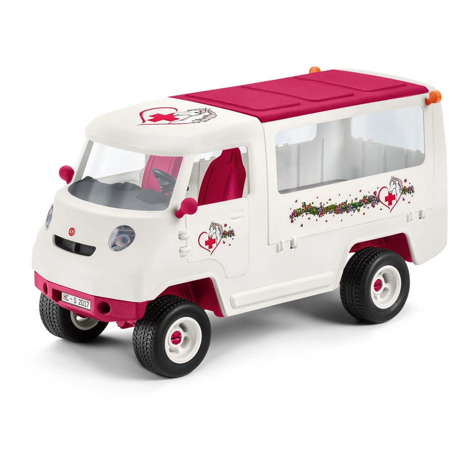 Schleich Horse Club Mobile Vet with Hanoverian Foal Set
