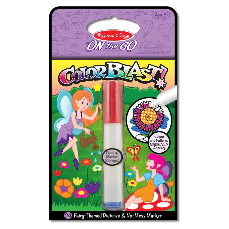 Melissa & Doug On the Go ColorBlast Fairies No-Mess Coloring Pad