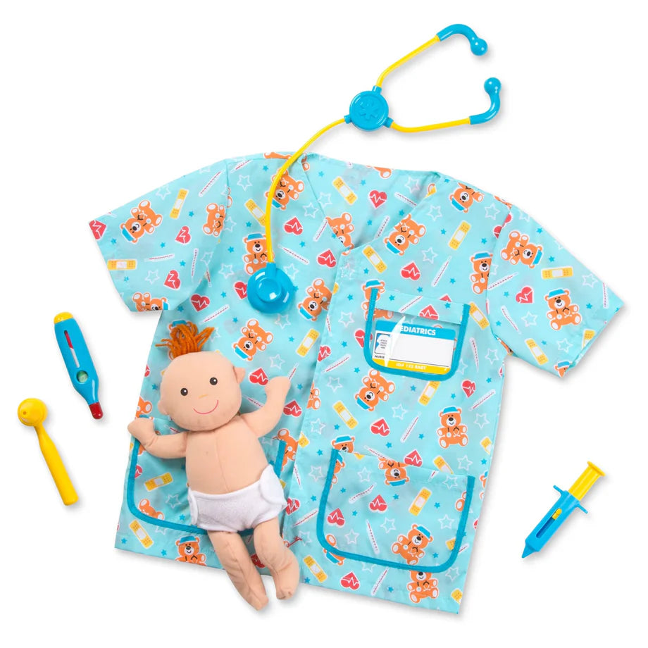 Melissa & Doug Pediatric Nurse Role Play Costume Set