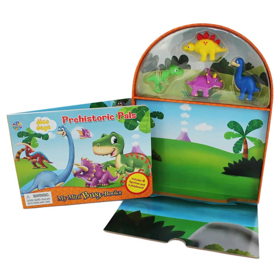 Phidal Publishing My Mini Busy Books Dino Days Prehistoric Pals