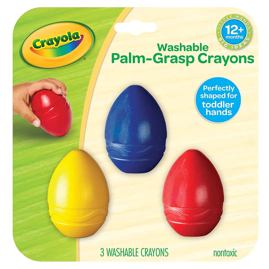My First Crayola Washable Egg Crayons (Pack of 3)