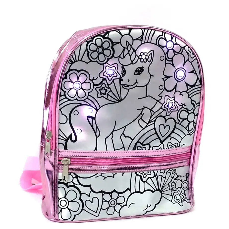 Amav LED Unicorn Backpack (Pink)
