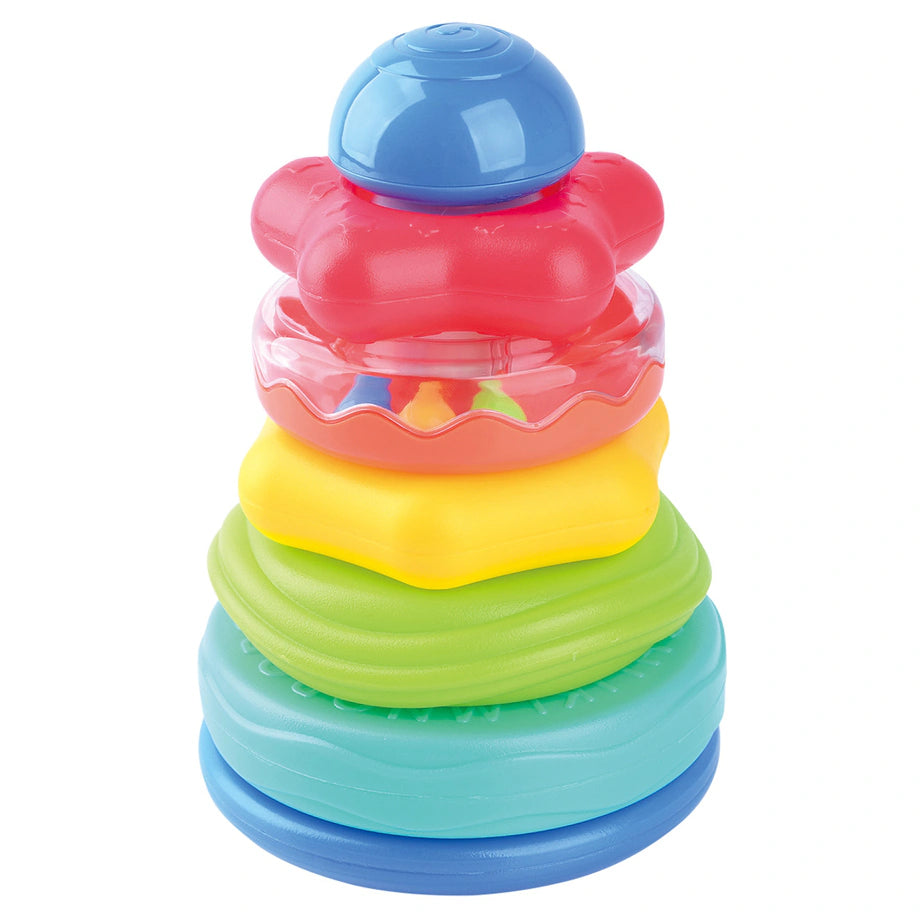 PlayGo 2-in-1 Stack and Roll Around Toy