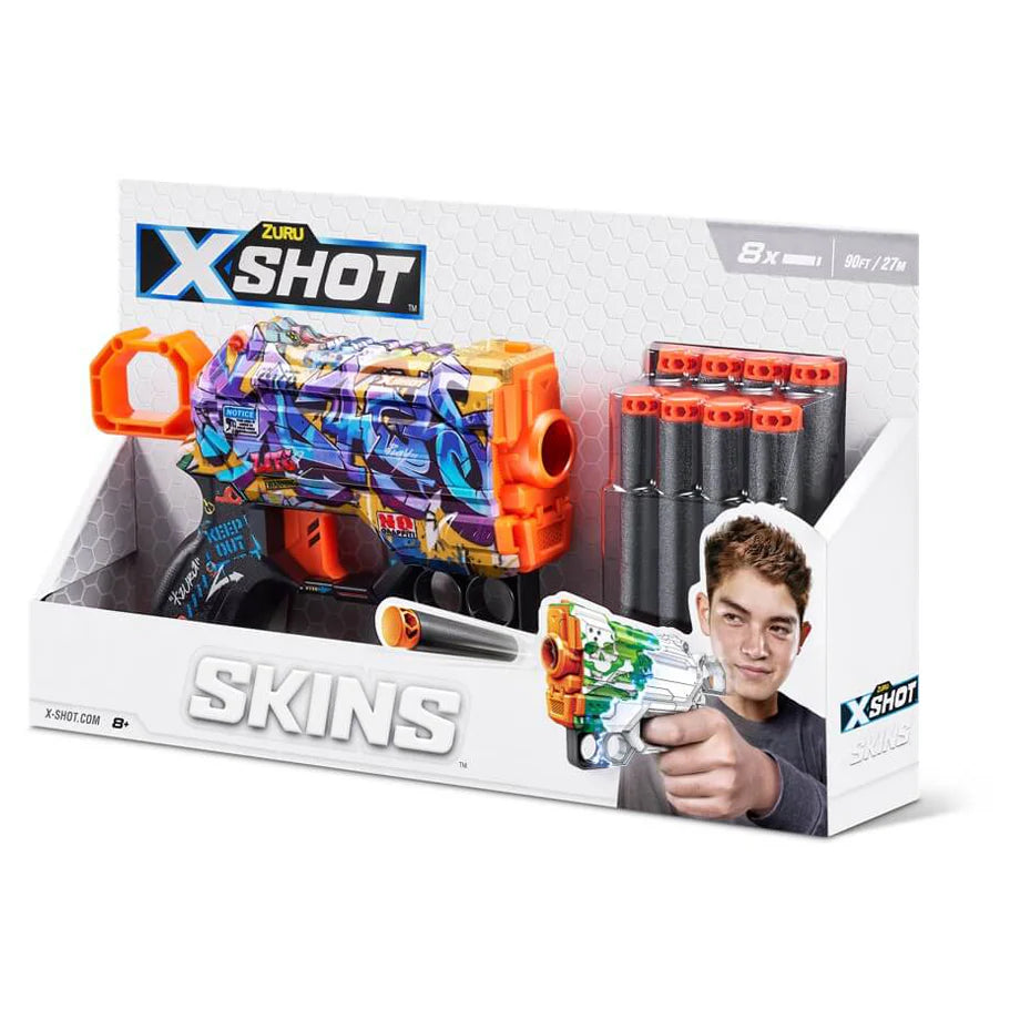 X-Shot Skins Menace Dart Blaster (Styles May Vary)