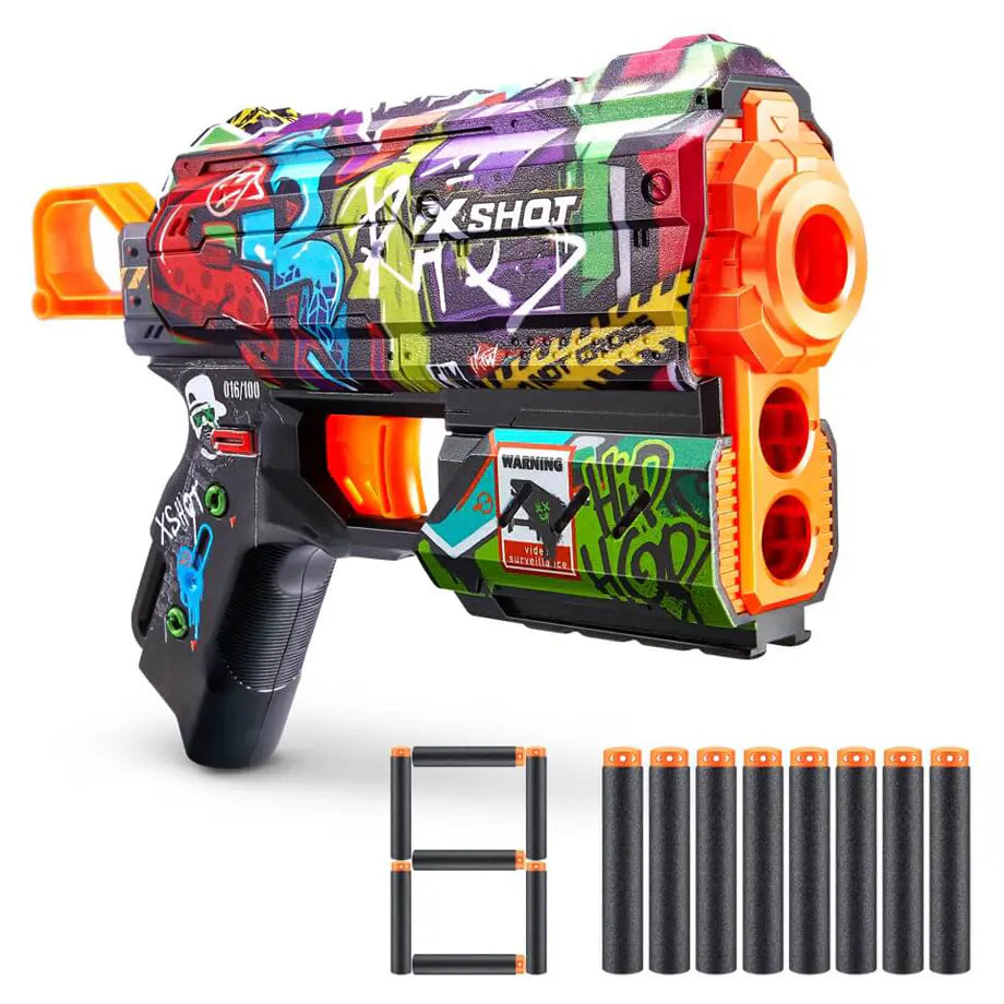 X-Shot Skins Flux Dart Blaster (Styles May Vary)