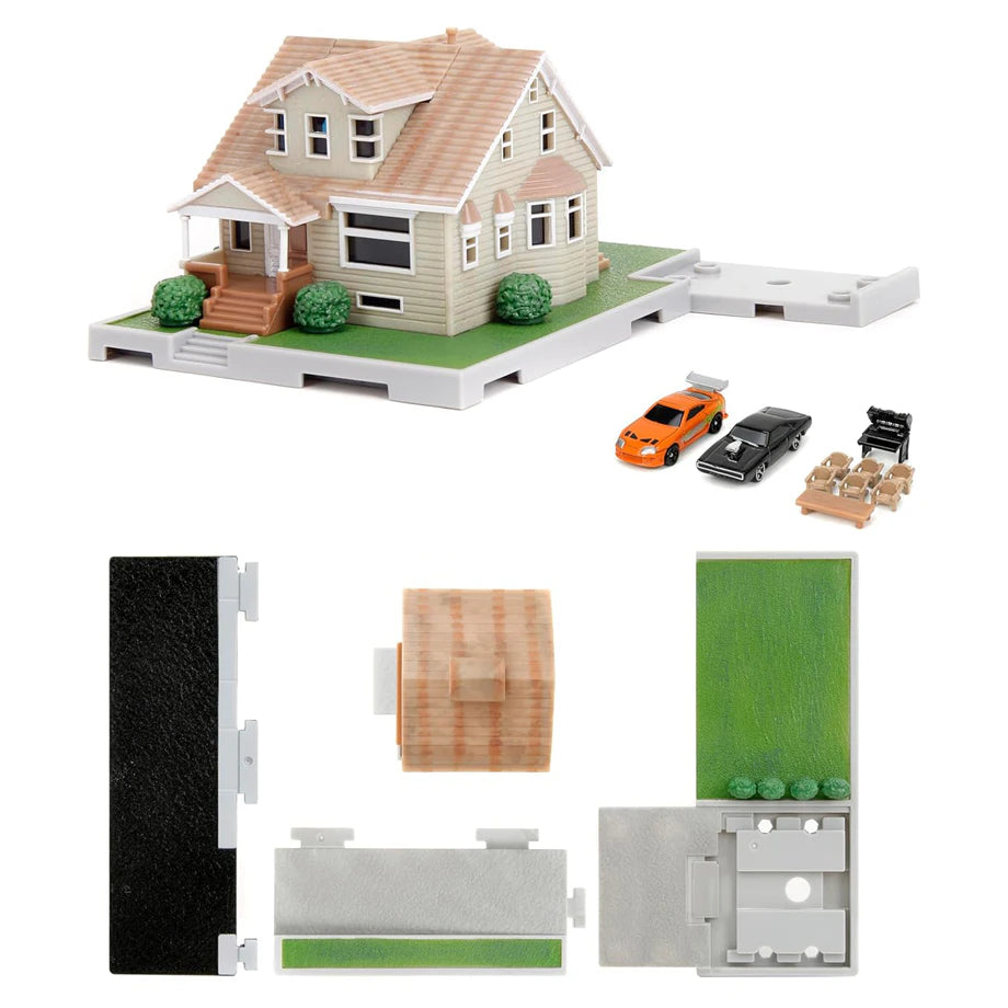 Jada Fast & Furious Dom Toretto's House Diorama Set