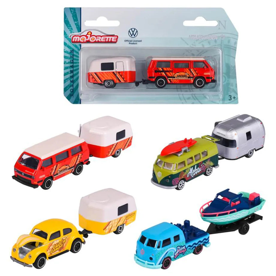 Volkswagen The Originals Vehicle with Trailer (1:64, Designs May Vary)
