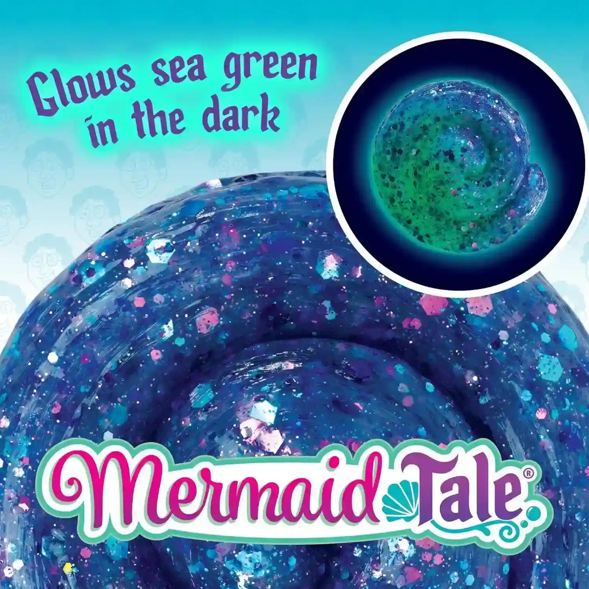 Crazy Aaron's Glow in the Dark Mermaid Tale Thinking Putty