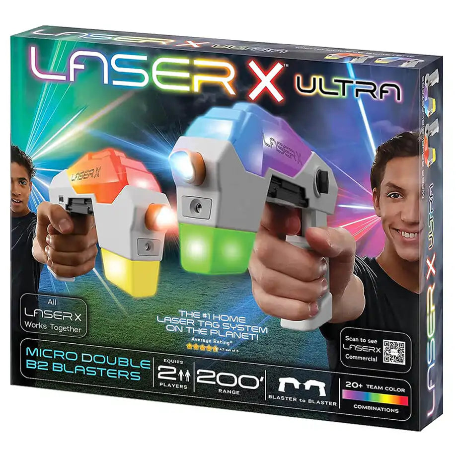 Laser X Ultra Micro Double B2 Blasters Set (2 Pack)