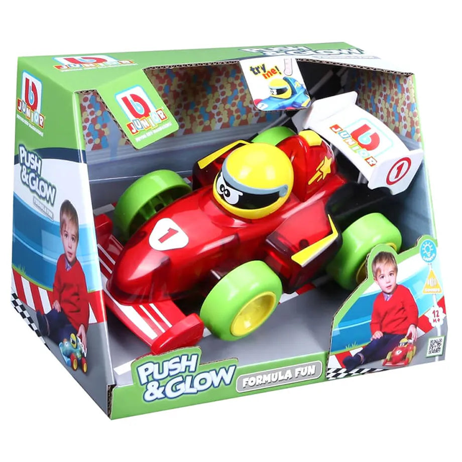 BBJunior Push & Glow Formula Fun Car