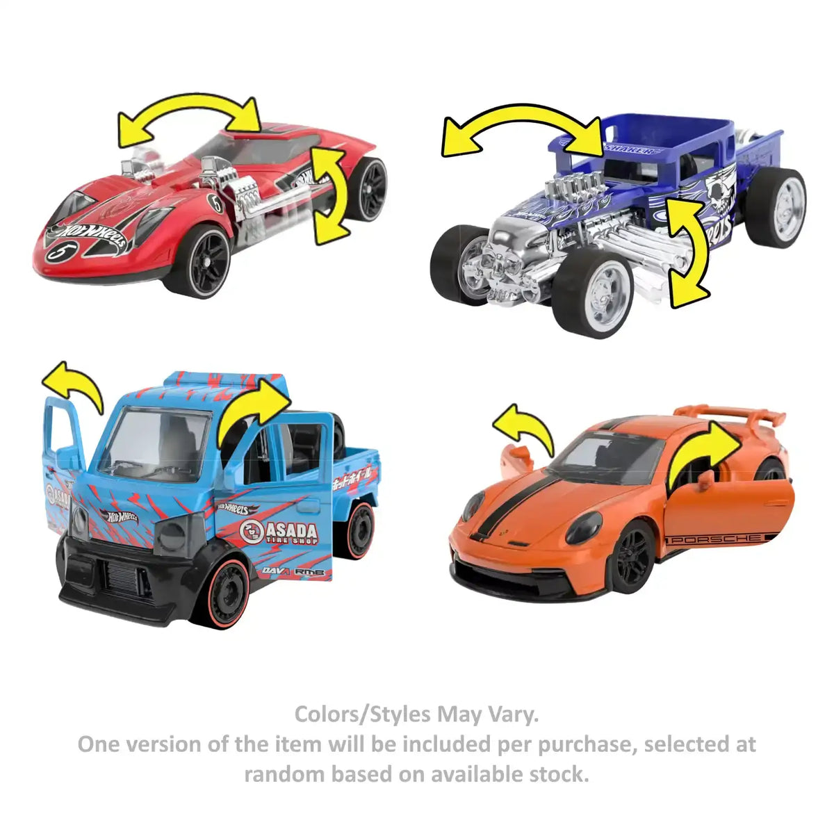 Hot Wheels Pull-Back Speeders Vehicle (1:43, Assorted)