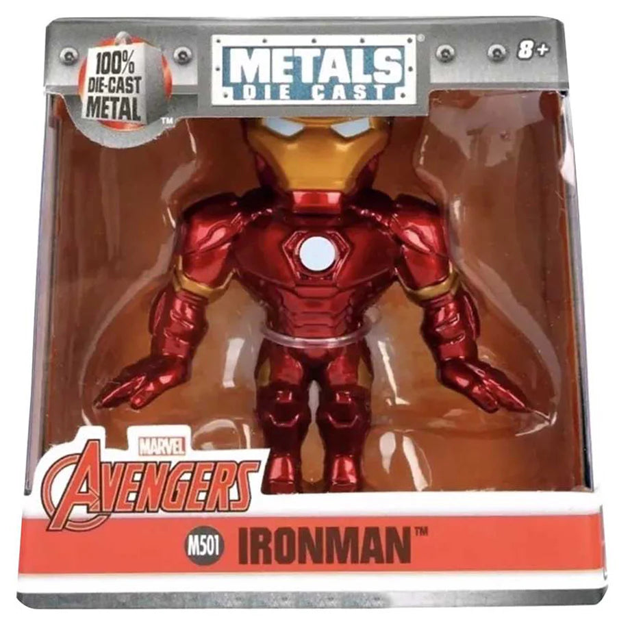 Jada Metafigs Marvel Avengers Metal Die-cast Figures (6 cm, 4 Pack)
