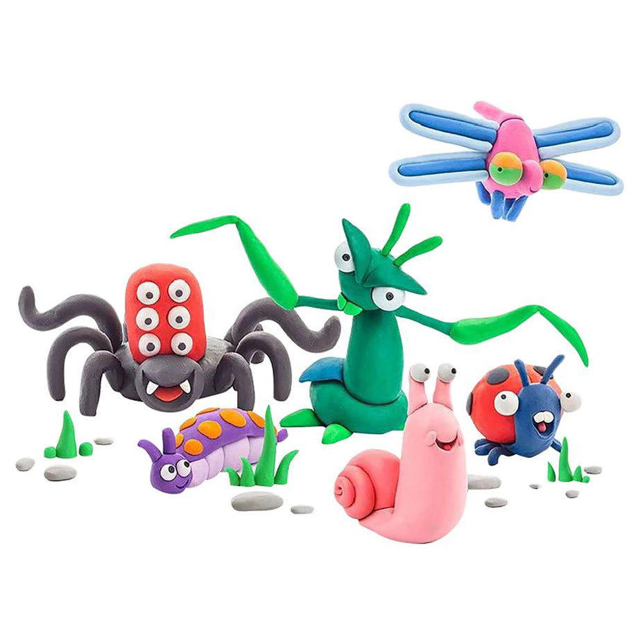 Hey Clay Bugs Air-Dry Clay DIY Kit (15 Cans)