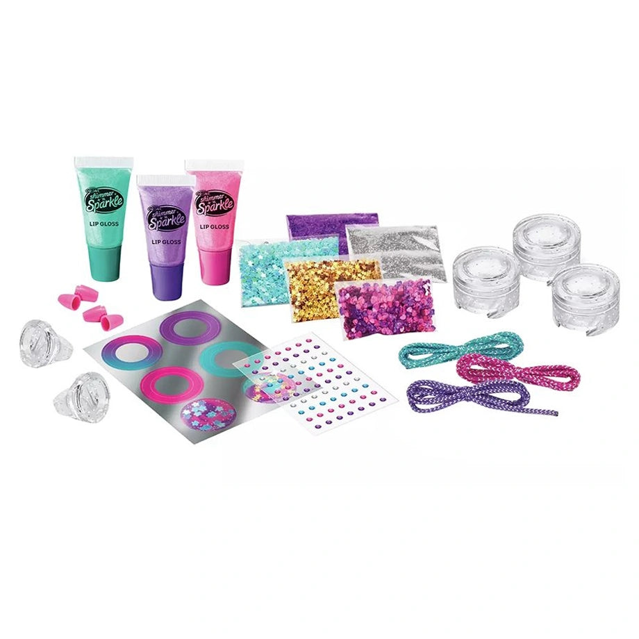 Cra-Z-Art Shimmer N Sparkle Glitter & Gem Lip Gloss Locket Kit