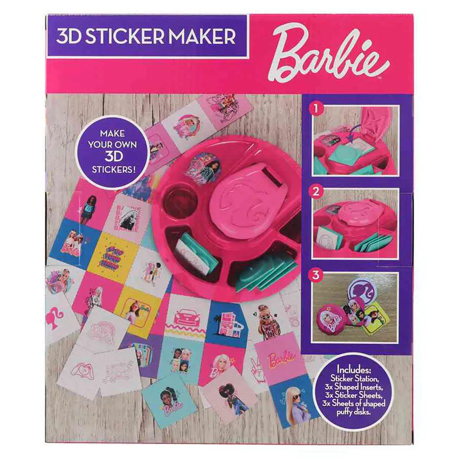 Barbie 3D Sticker Maker Kit