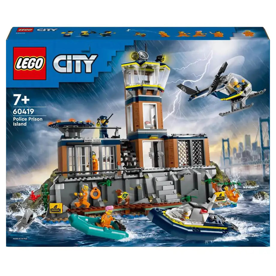 LEGO City Police Prison Island 60419 Building Toy Set (980 Pieces)