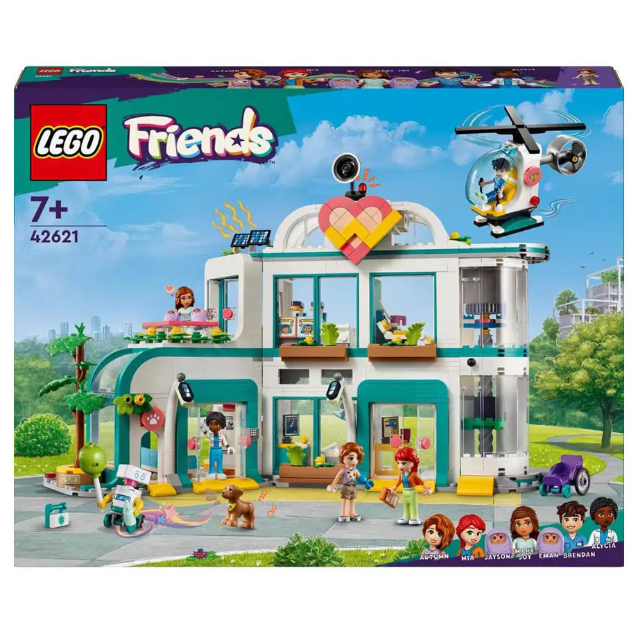 LEGO Friends Heartlake City Hospital Set 42621 Building Toy Set (1045 Pieces)
